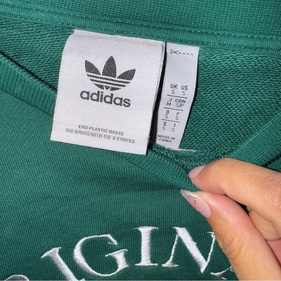 Adidas original embro green crew S - Picture 3 of 4